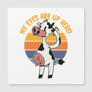 Meus olhos estão aqui em cima! - Pastas Engraçadas