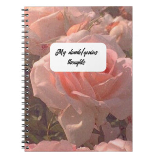 Meus pensamentos idiotas e gênios. Caderno Espiral