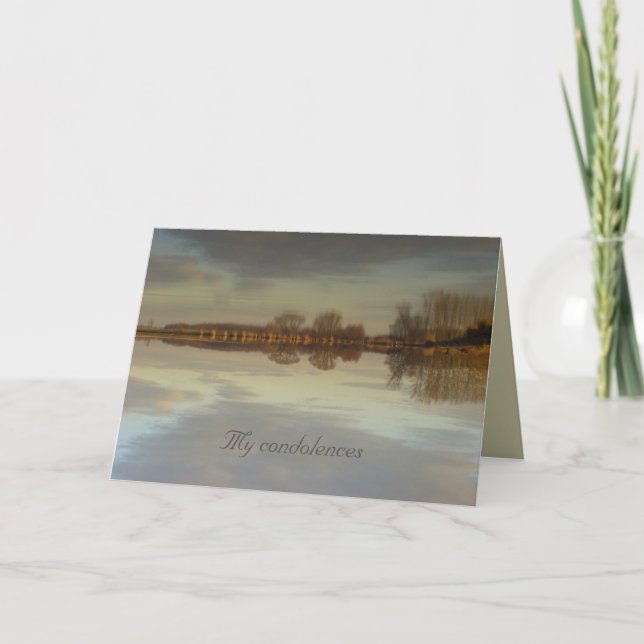 Meus pêsames - cartão (Frente)