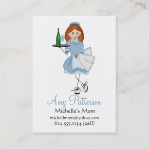 Meus poucos cartões das mamães do garçonete do