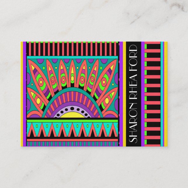 Meus produtos Zazzle Cartão de visita (Frente)