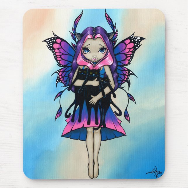 "Meus três gatinhos" Mousepad (Frente)