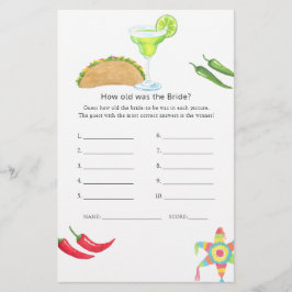 Mexicano Fiesta Taco sobre Jogo do Chá de panela d