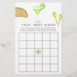 Mexicano Fiesta Taco sobre Love Bingo