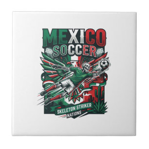 México Futebol Esqueleto Atacante Nações Premium S