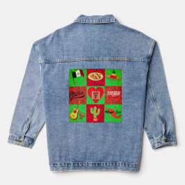 México Love Denim Jaqueta