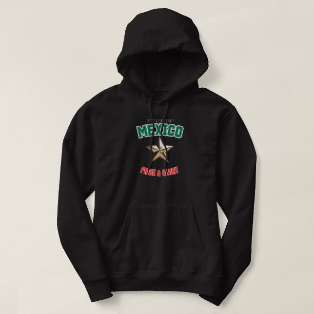 Mexico National Pride Edition Pullover Hoodie (Frente do Design)