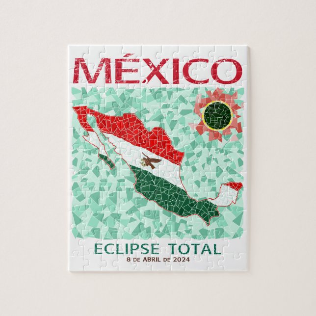 México - Quebra-cabeça de Eclipse Total (Vertical)