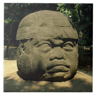 México, Villahermosa, cabeça gigante Olmec, La V