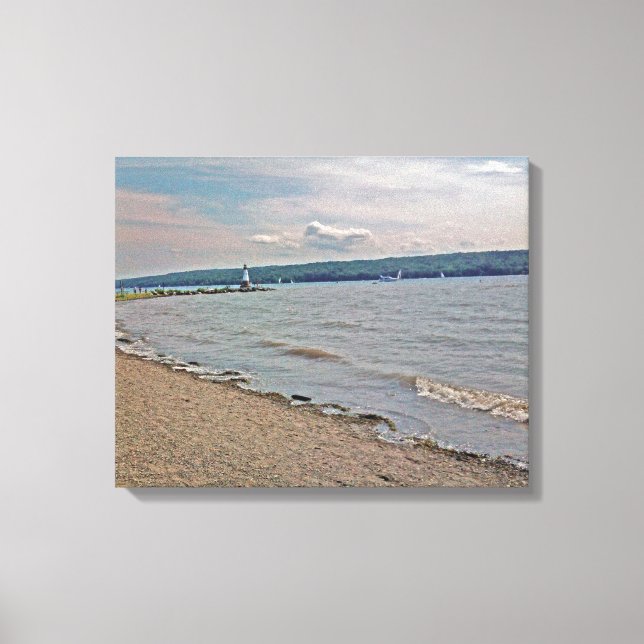 MEYERS LAKE, LANSING NEW YORK canvas (Frente)