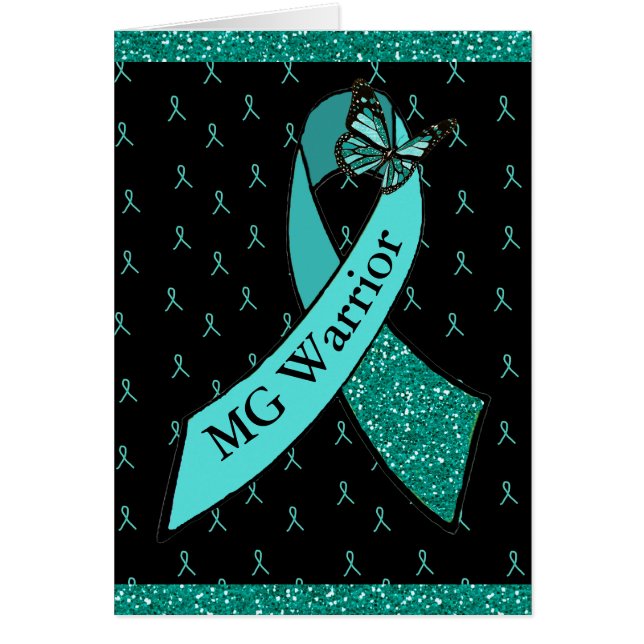 MG Cartão de Brilho de Saudação Guerreiro para Ami (Frente)