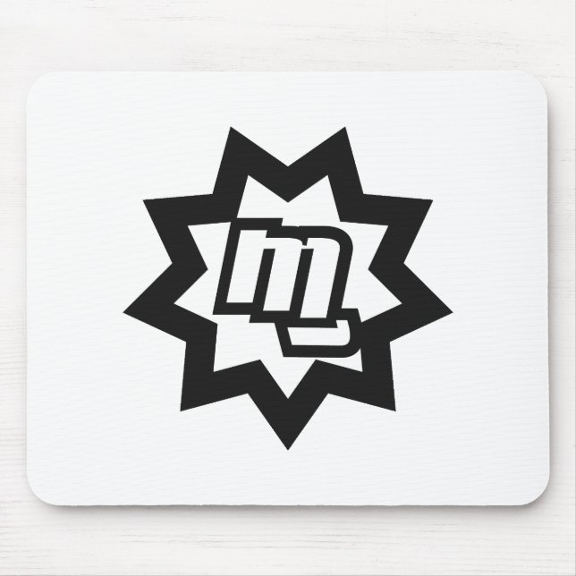 MG - Símbolo Mousepad (B/W) (Frente)