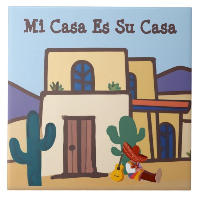 Mi Casa Es Su Casa Mexican Desert Adobe Home (Frente)