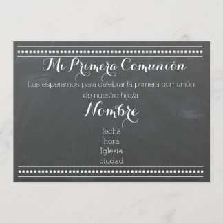 Mi Primera Comunión - Convite para design