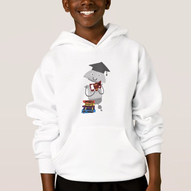 Mia Robot Sweatshirt- Vencedor do Concurso Design  (Frente)