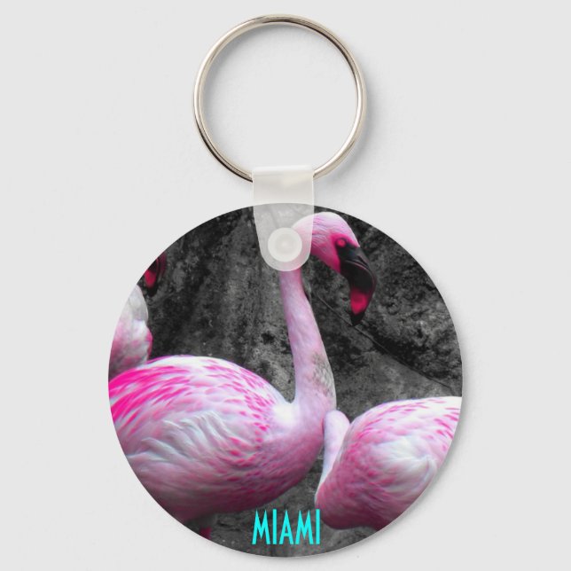 ~Miami Flamingo~ CHAVEIRO (Frente)