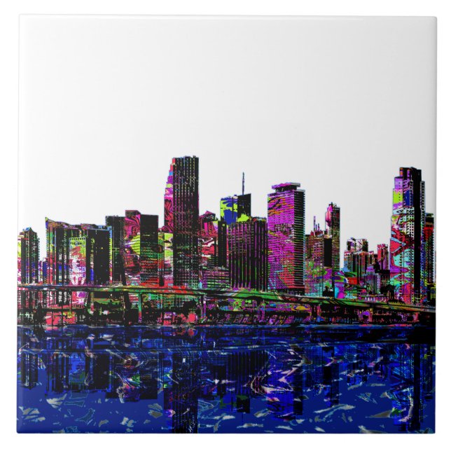 Miami, Flórida em grafite (Frente)