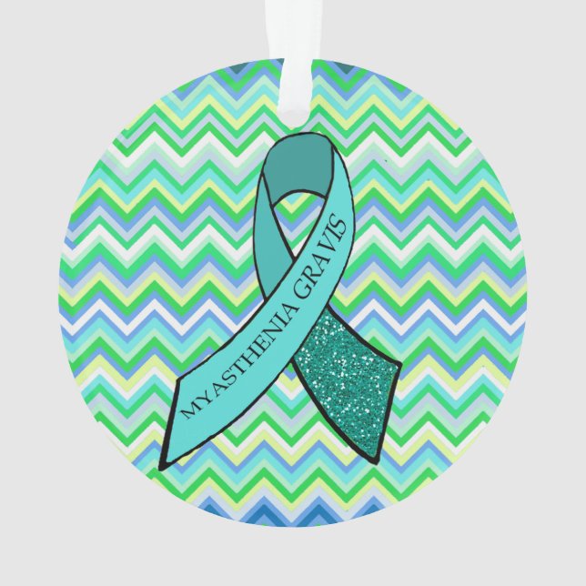 Miastenia Gravis Snowflake Enfeites de natal (Verso)