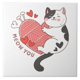 Miau Você Gatinho Fofo Dia dos Namorados