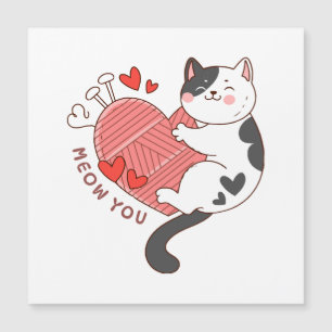 Miau Você Gatinho Fofo Dia dos Namorados