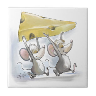 Mic e Mac Trazendo O Azulejo De Queijo