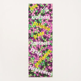 Miçanga bonito e tapete Yoga Virtude