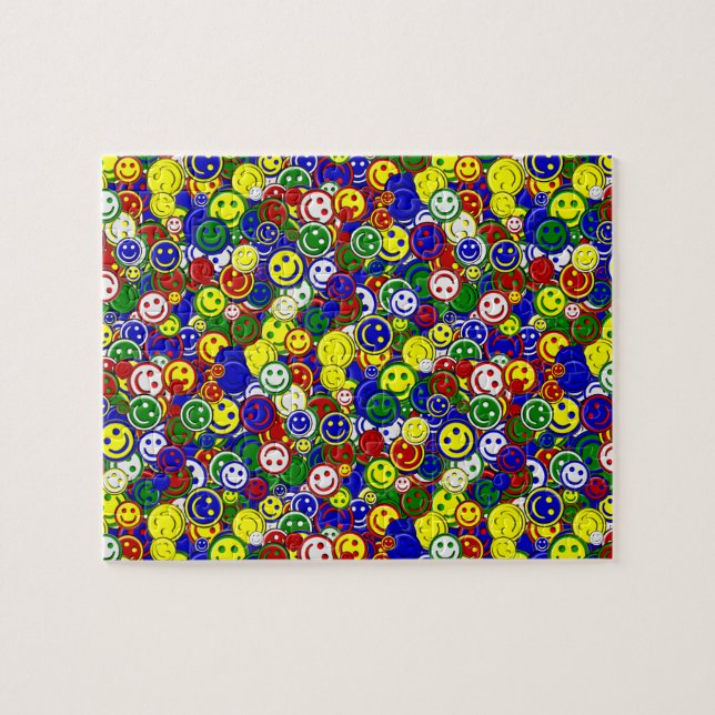 Miçanga de face primária, QUEBRA-CABEÇA de JIGSAW  (Horizontal)