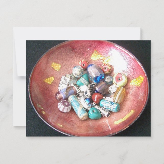 Miçangas de vidro feitas à mão (Frente)