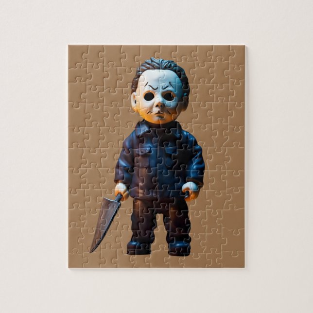 Michael Myers Figure Jigsera Quebra-cabeça (Vertical)