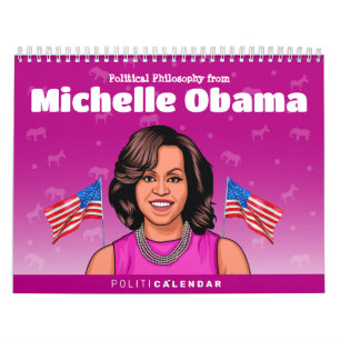 Michelle Obama Calendário Humor Político