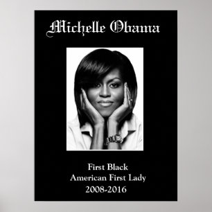 MICHELLE OBAMA PRIMEIRA poster
