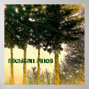 Michigan Pines Poster