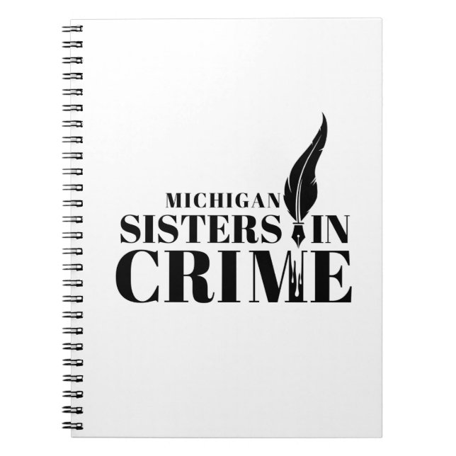 Michigan Sisters in Crime caderno ou diário (Frente)