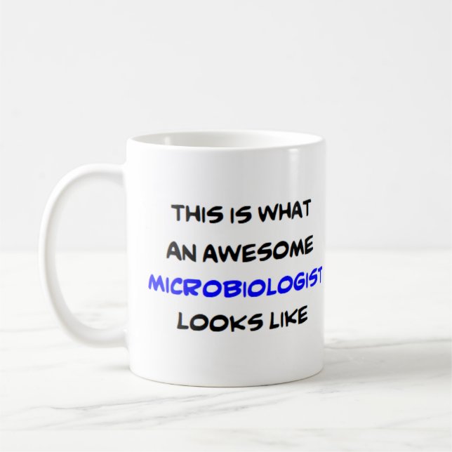 microbiologista, caneca de café incrível (Esquerda)