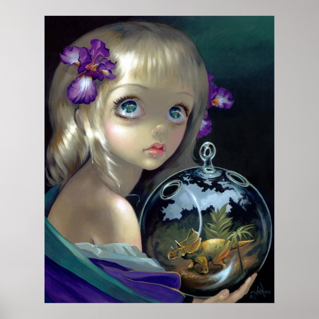 Microcosmo: Tricerátopo ART IMPRESSÃO magia realis (Frente)