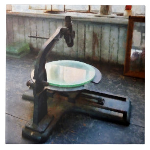 Microscópio antiquado