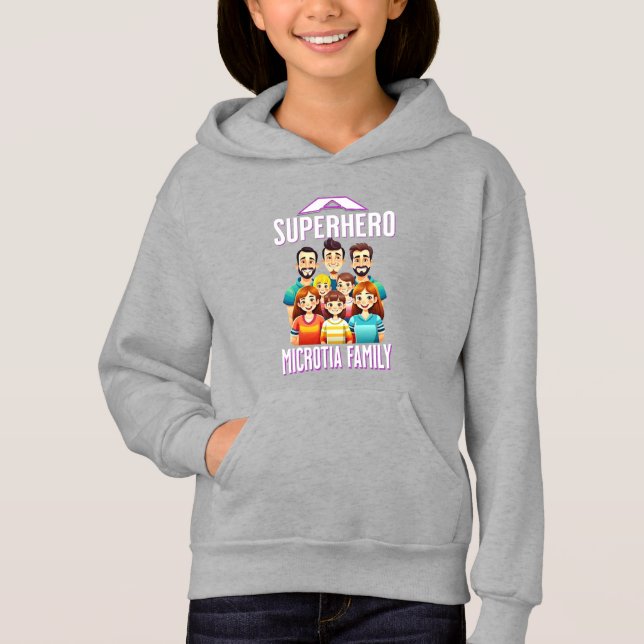 Microtia super-herói (Frente)
