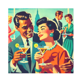 Mid Century Cocktail Party Couples - Mi Amor
