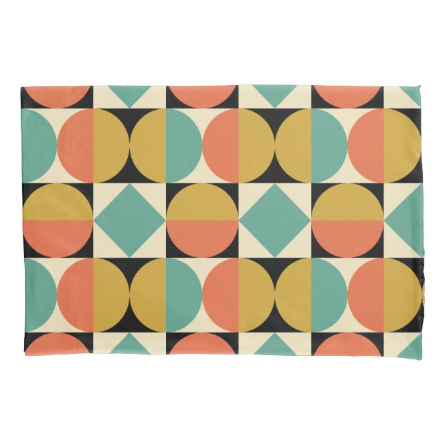 Mid Century Modern Geometric Design (Frente-Esquerda)