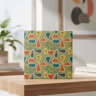 Mid-Century Modern Pinwheel Abstrato #10 ID1224