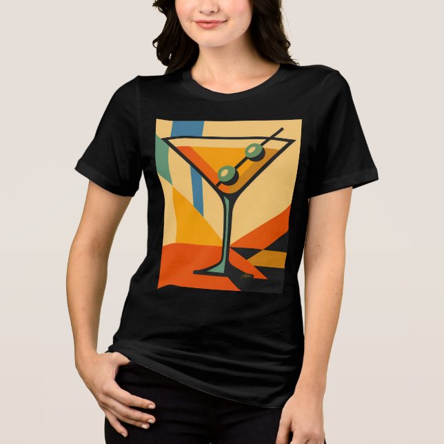 Mid Century Modern Sunrise Bauhaus Martini (Frente)