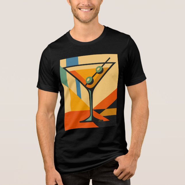 Mid Century Modern Sunrise Bauhaus Martini (Frente)