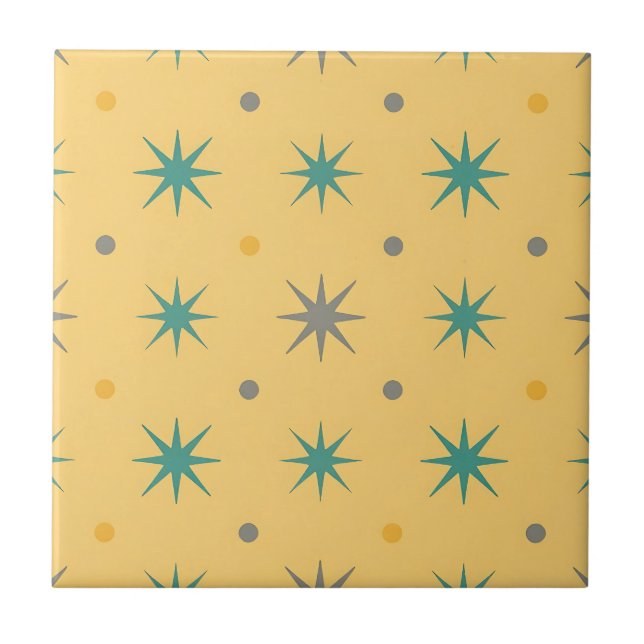 Midcentury Starburst Seamless Pattern (Frente)