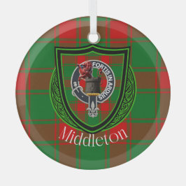 Middleton Scottish Clan Tartan & Crest