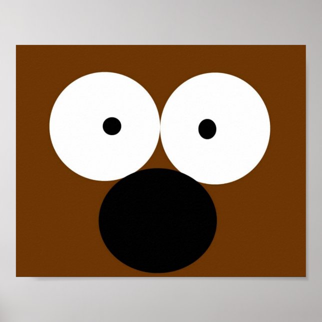 Midge Minimalist Face Poster (Frente)