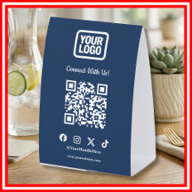 Mídia Social | Instagram Azul-Marinho QR