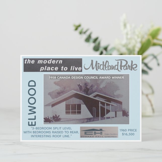 Midland Park House Modelo Cartão Coletivo (Em pé/Frente)