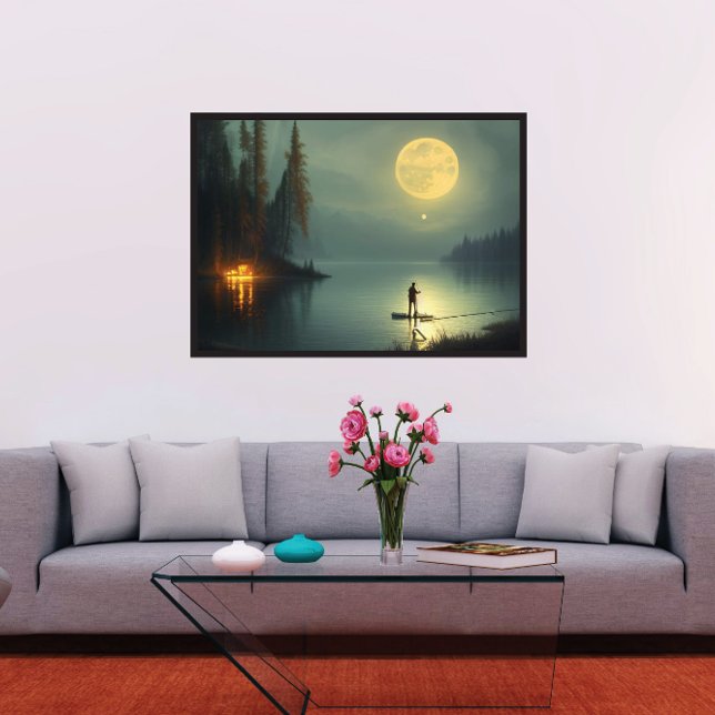 Midnight Fishing Poster (Criador carregado)