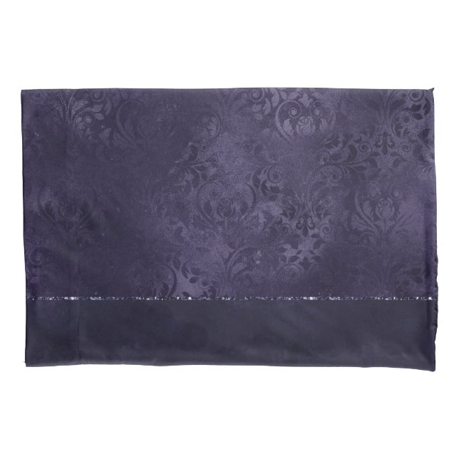 Midnight Indigo Romance | Satinge Damask (Frente)