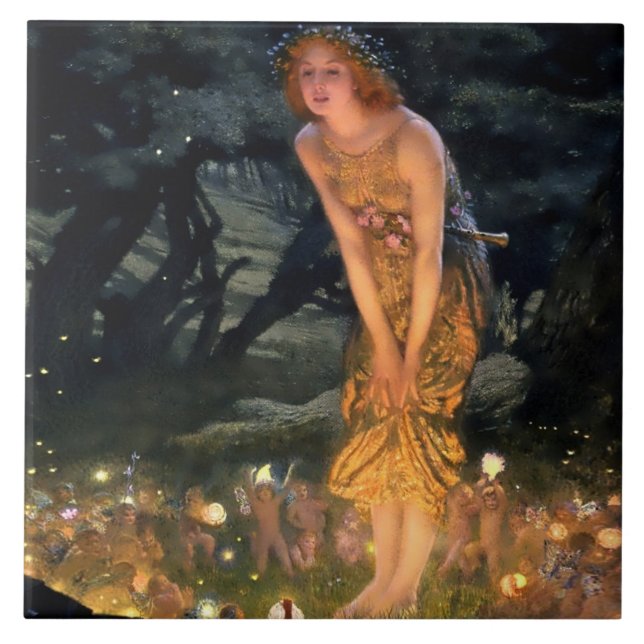 “Midsummer Eve” by Edward Robert Hughes (Frente)